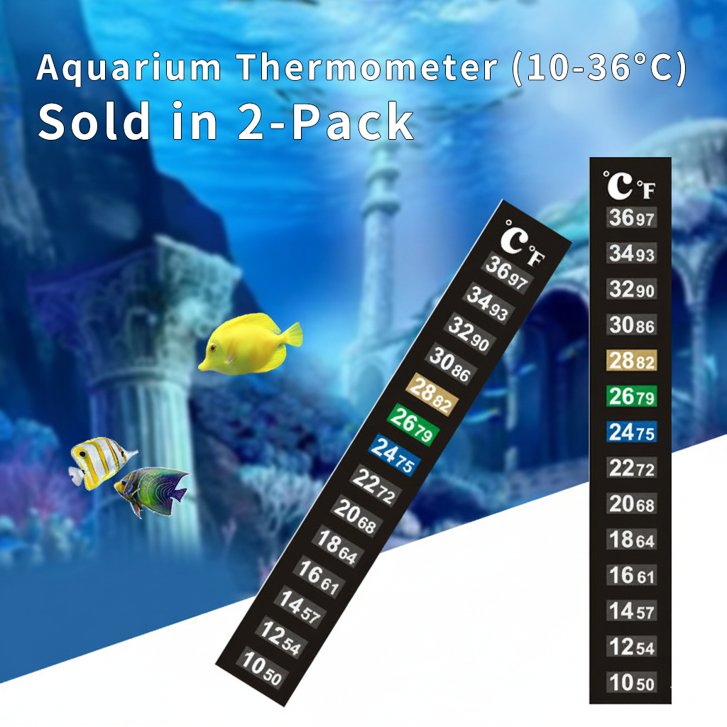 Stick-On Aquarium Thermometer