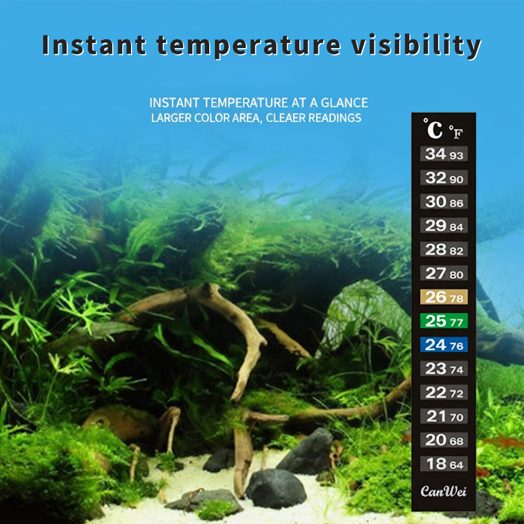 Stick-On Aquarium Thermometer